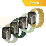 بند اسپریگ مدل Magnetic leather loop مناسب برای اپل واچ 46 میلی متری سری 10/11 - تصویر 5